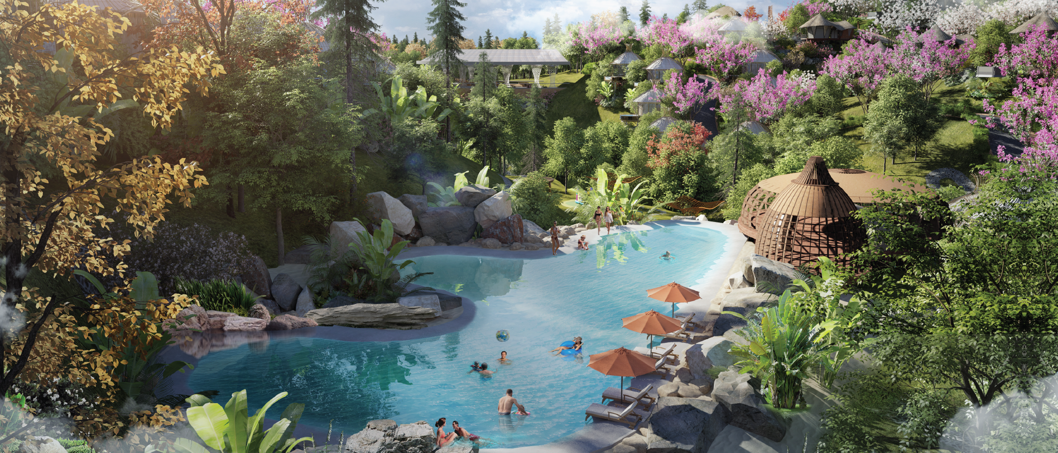 BioDesign - Công nghệ hồ bơi sinh học đẳng cấp 5 sao tại RAVI Onsen Retreat Hoa Binh